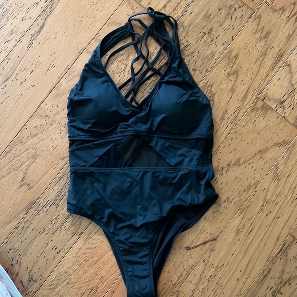 NWOT Black One-Piece Swimsuit